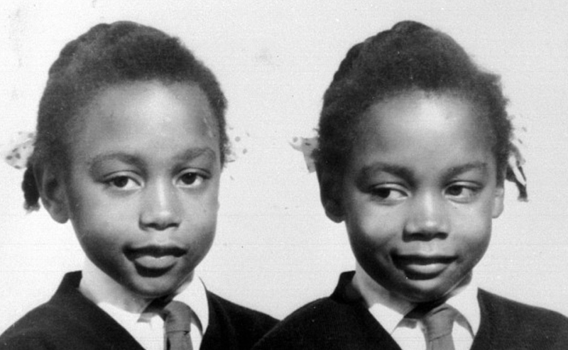 La hermanas Gibbons cuando comenzaron a ir a la escuela en Gales. Daily Mail